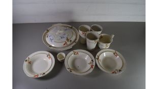 ALFRED MEAKIN FLORAL DECORATED TABLE WARE