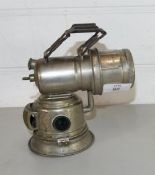 VINTAGE MILLER PATENT CARBIDE LANTERN