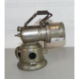 VINTAGE MILLER PATENT CARBIDE LANTERN