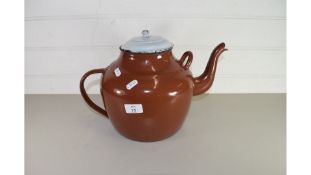 LARGE ENAMEL FINISH KETTLE