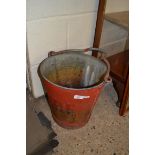 VINTAGE METAL FIRE BUCKET