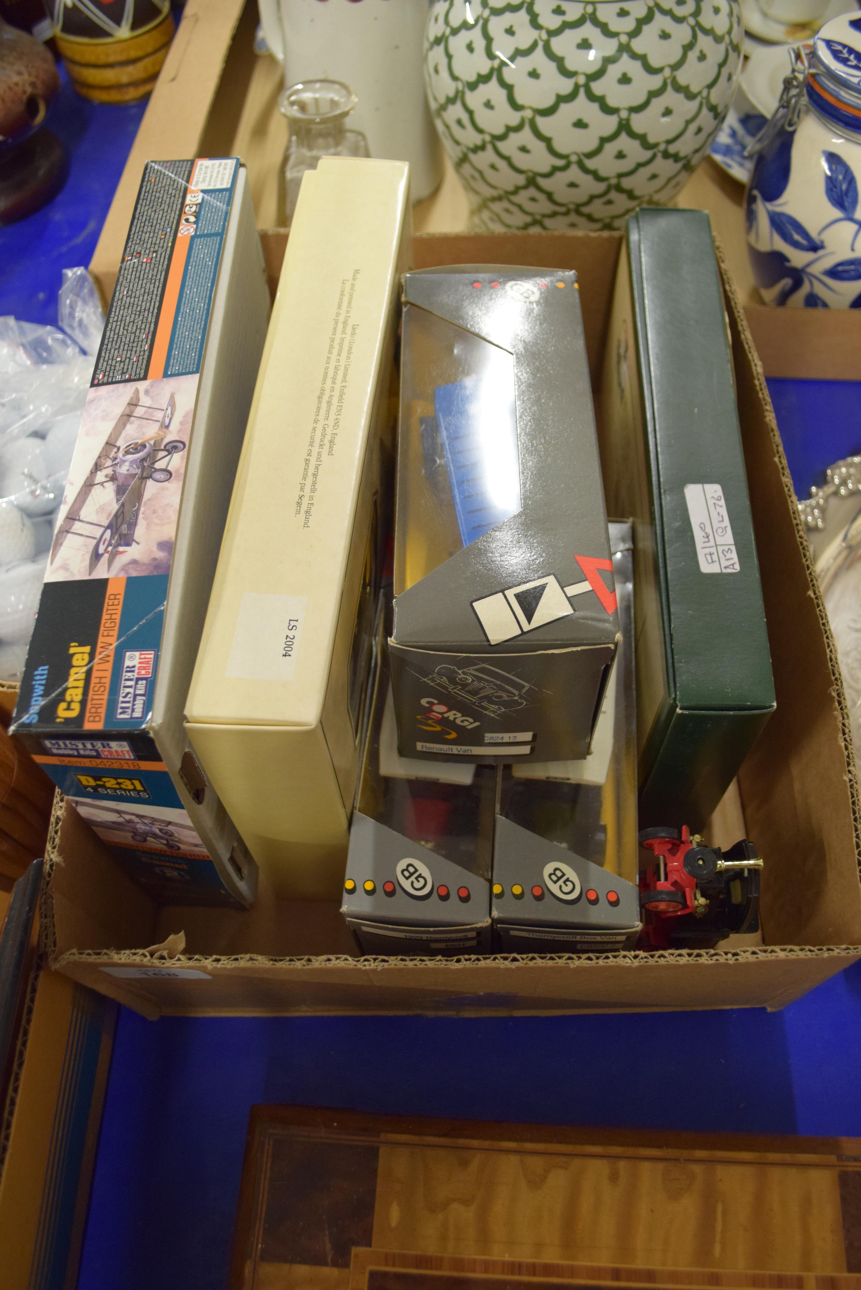 BOX OF TOY VEHICLES IN ORIGINAL PACKAGING