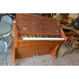 20TH CENTURY CHALLEN UPRIGHT PIANO, 207CM WIDE