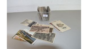 BOX CONTAINING MIXED POSTCARDS