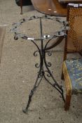 IRON FRAMED CANDLE STAND, 79CM HIGH
