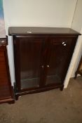 STAG MINSTREL BOOKCASE WITH TWO GLAZED DOORS, 80CM WIDE
