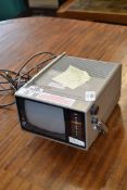 GRAND PRIX 5" BLACK AND WHITE PORTABLE TV