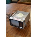 GRAND PRIX 5" BLACK AND WHITE PORTABLE TV