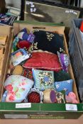 BOX OF PIN CUSHIONS