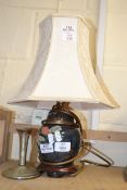 MODERN ORIENTAL TABLE LAMP WITH SHADE