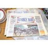 QTY OF OLD BIKE MART NEWSPAPERS