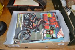BOX OF VINTAGE MAGAZINES TO INCLUDE MOTORBIKE INTEREST
