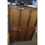 TWO LARGE YAMAHA WOOD CASED SPEAKERS