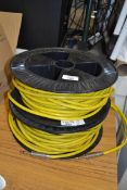 TWO ROLLS OF CARBOFIL 1 SPEAKER CABLE