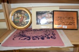 MIXED LOT: A JARROLD ALBUM OF EAST ANGLIAN PRINTS AND DOCUMENTS, COPPER PICTURE OF SINGAPORE