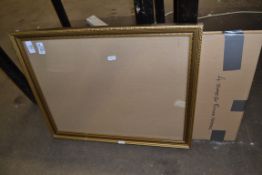 GILT PICTURE FRAME AND GLASS