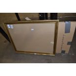 GILT PICTURE FRAME AND GLASS