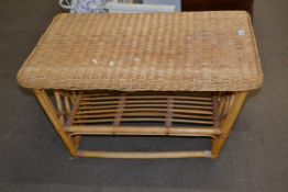 WICKER COFFEE TABLE, 86CM WIDE