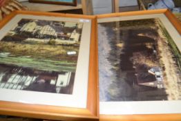 TWO COLOURED PHOTOS MARKED HESSEN, GERMANY