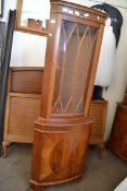 ASTRAGAL GLAZED CORNER DISPLAY CABINET