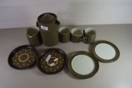 VARIOUS DENBY TEA AND TABLE WARES