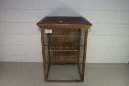 SMALL GLAZED SHOP COUNTER DISPLAY CABINET