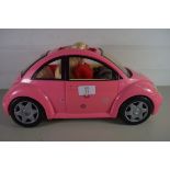 VINTAGE BARBIE CAR AND BARBIE DOLL