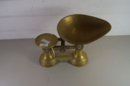 VINTAGE BRASS SCALES AND WEIGHTS