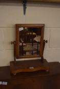 LATE VICTORIAN SWING DRESSING TABLE MIRROR, 46CM HIGH