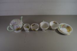 QTY OF SHELLEY HEATHER PATTERN TEA WARES