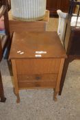 VINTAGE FLIP-TOP SEWING BOX, DRAWER BASE, 63CM HIGH