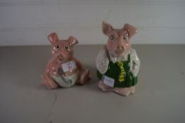 TWO WADE NAT WEST PIGGY BANKS