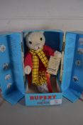 MERRYTHOUGHT LIMITED EDITION RUPERT BEAR NO 1803 OF 10000 IN FITTED CASE