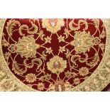 Bohannon tufted red rug