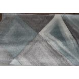 Norden Home flat weave rug, blue/grey, 160 x 230cm. RRP £67.99