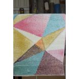 Kosi multicoloured Paco home rug, 60 x 100cm