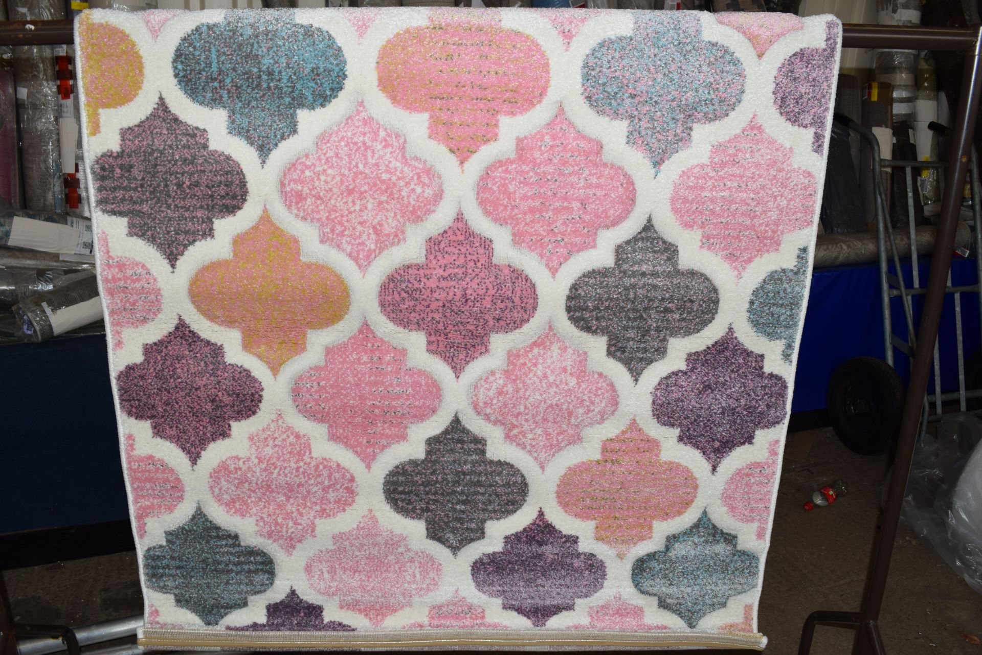 Macclesfield pink rug, 120 x 170cm