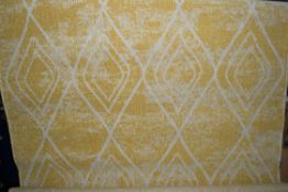 World Menagerie Margaret flat weave yellow/outdoor rug, RRP £54.99