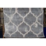 Fairmont park rug, grey. 80 x 150cm. RRP £28.99