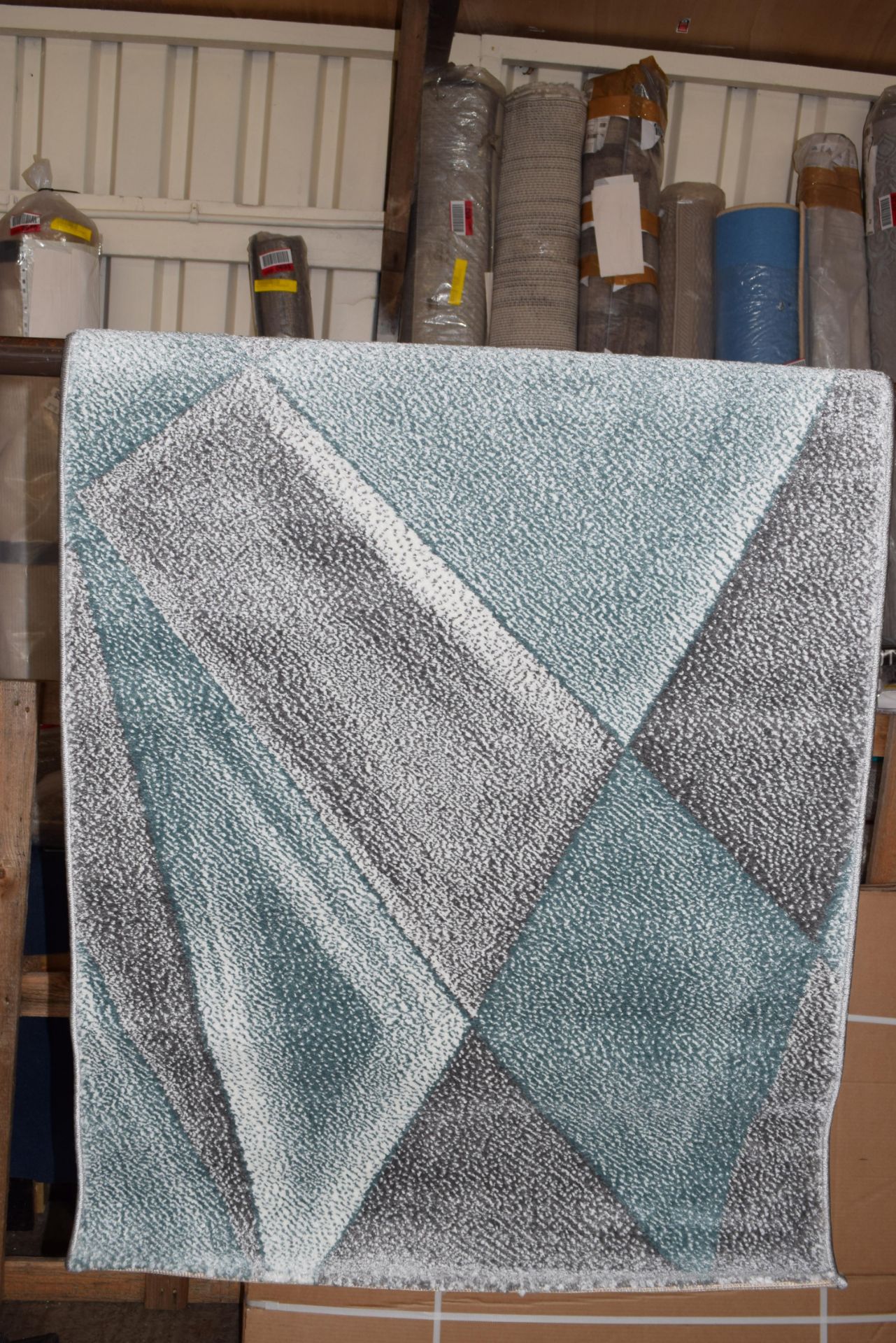 Griggs rug, blue/grey, 80 x 150cm