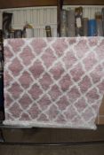 Desire rug, pink/cream, 120 x 170cm