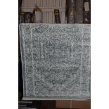 Fleur de lys live in Esqueda slate/ivory rug, 90 x 150. RRP £28.99