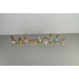 COLLECTION OF BESWICK BEATRIX POTTER MODELS TO INCLUDE SOME WITH GOLD BACK STAMPS (9)