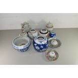 COLLECTION OF CHINESE GINGER JARS ETC