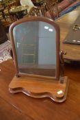 VICTORIAN MAHOGANY FRAMED SWING DRESSING TABLE MIRROR, 61CM HIGH