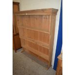 LARGE STRIPPED PINE DRESSER BACK, 163CM HIGH