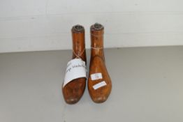 PAIR OF VINTAGE WOODEN SHOE TREES