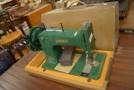 VINTAGE CASED JONES SEWING MACHINE