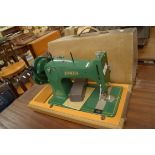 VINTAGE CASED JONES SEWING MACHINE