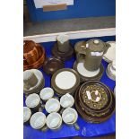 VARIOUS DENBY TEA AND TABLE WARES